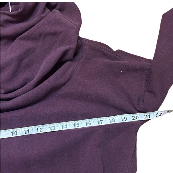 Lululemon Stress Less Hoodie- Heathered Bordeaux Drama - Picture 7 of 8